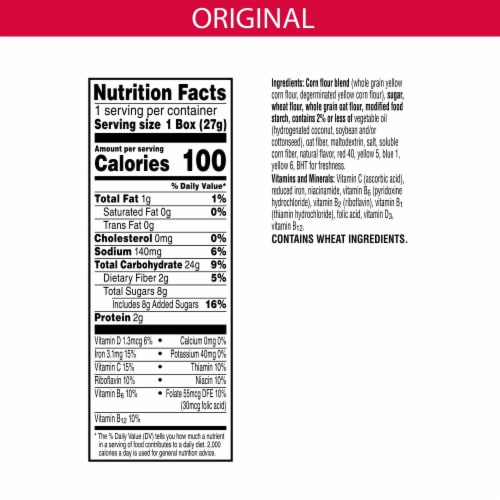 Fruit Loops Nutrition Facts
