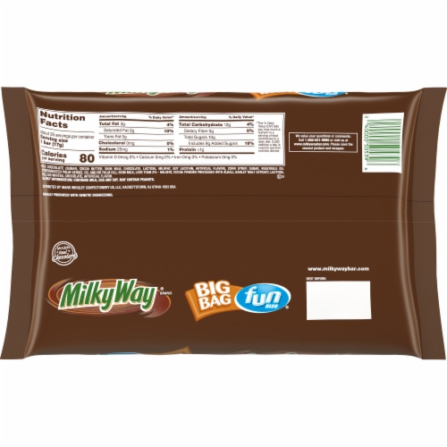 Nutrition Facts Milky Way Fun Size