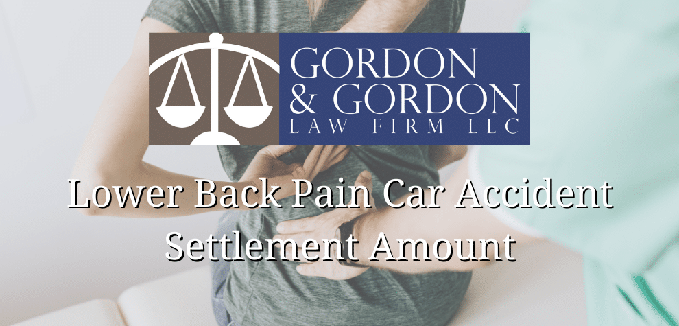 Lower Back Pain After Car Accident Compensation